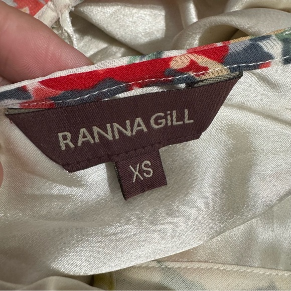 Anthropologie Ranna Gill floral lace baby doll dress xs - Picture 7 of 9